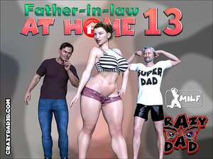 Порно комикс инцест Свекр дома. Часть 13 и 14. Father In Law At Home. CrazyDad3D