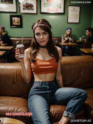 Порно комикс Angelina Jolie. 90s Style. QuantumAI