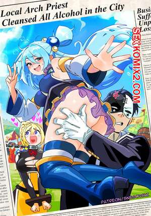 Порно комикс Aquas news. Snegovski