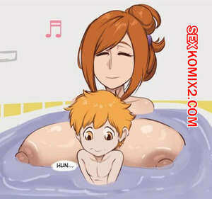 Порно комикс инцест Bleach. Орихиме и Казуи. Время купаться. Orihime x Kazui. Bath time. LEDO.