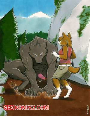 Порно комикс Фурри. Оборотень и Корги