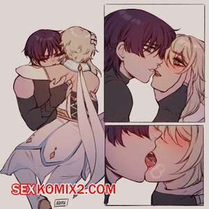 Порно комикс Genshin Impact. Скара и Люми. nomi owo