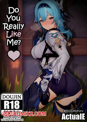 Порно комикс Genshin Impact. Я правда тебе нравлюсь. Do You Really Like Me. ActualE
