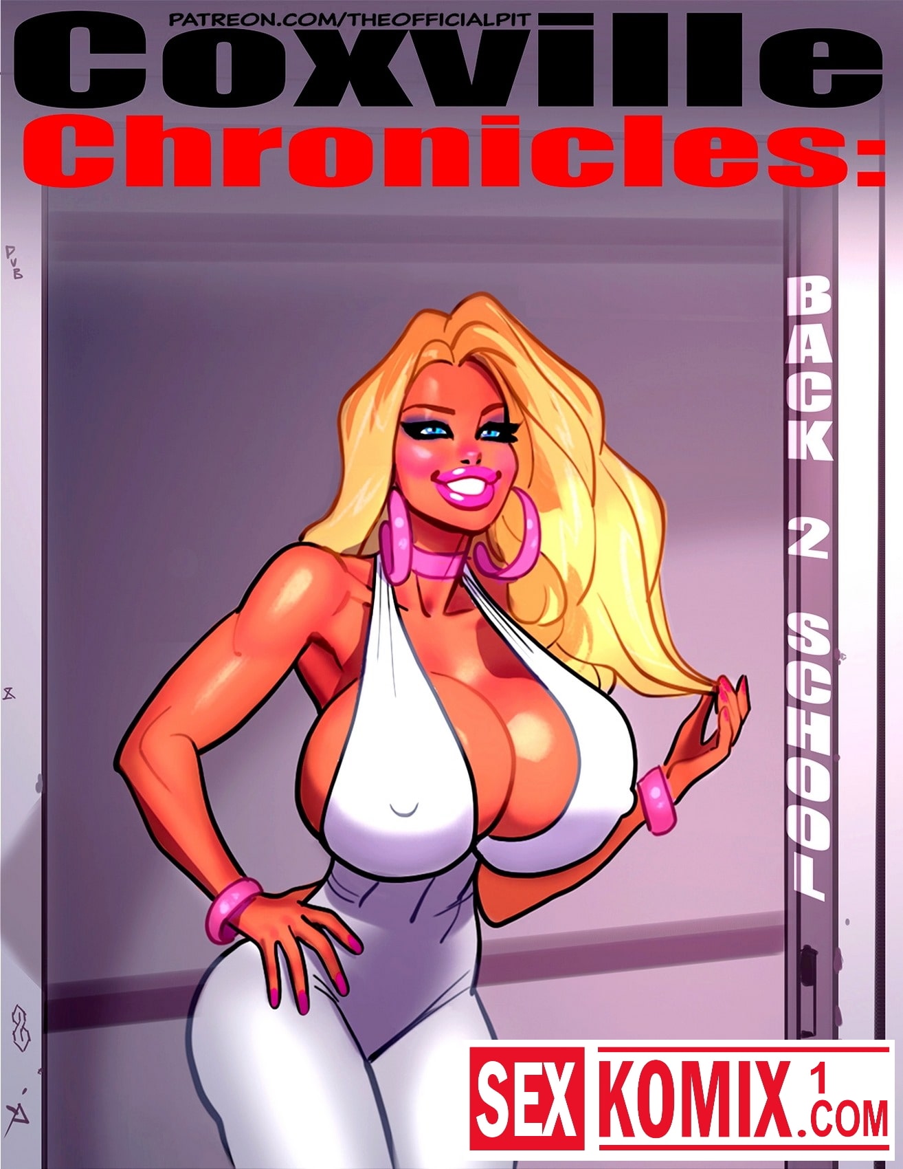 Порно комикс Хроники Коксвилля. Черная школа. Английский.