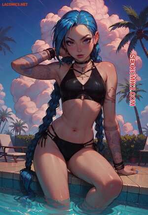 Порно комикс Jinx Learns To Relax. LowFireStudios