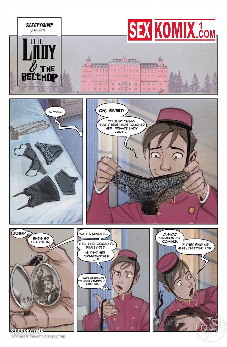 Порно комикс Леди. Английский.