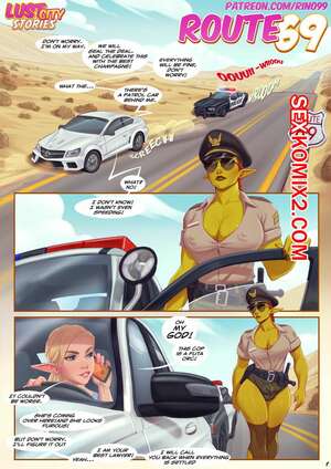 Порно комикс Маршрут 69. Rino99. Английский.