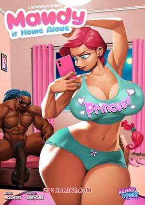 Порно комикс Мэнди одна дома. Mandy is Home Alone. Kennycomix