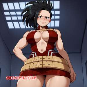 Порно комикс Momo Yaoyorozu x BBC. Floxin