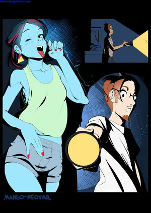 Порно комикс Похотливый призрак. Ghost Succ.