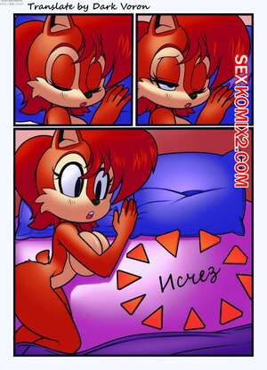 Порно комикс Sonic. Рождественское утро Салли. Sally Christmas Morning. SuperbunnyGT