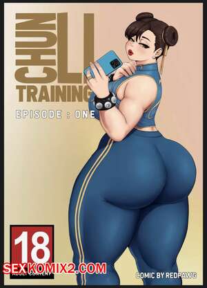 Порно комикс аниме Street Fighter. Тренировка Чун Ли. Chun Li. REDPAWG.