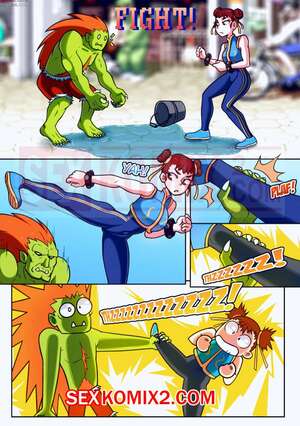 Порно комикс Уличный боец. Шокирующие Заключение.