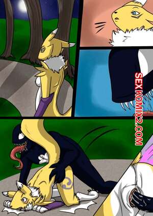 Порно комикс Веном. Ренамон и Веном