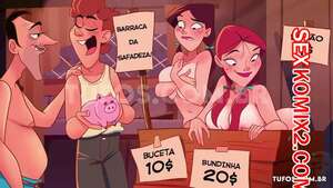 Порно мульт от Tufos. Деревенская семейка. Часть 5. Палатка для поцелуев.