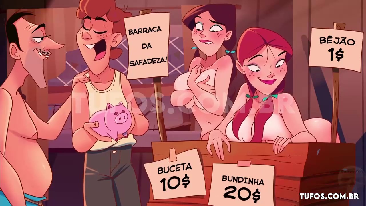 Порно мульт от Tufos. Деревенская семейка. Часть 5. Палатка для поцелуев